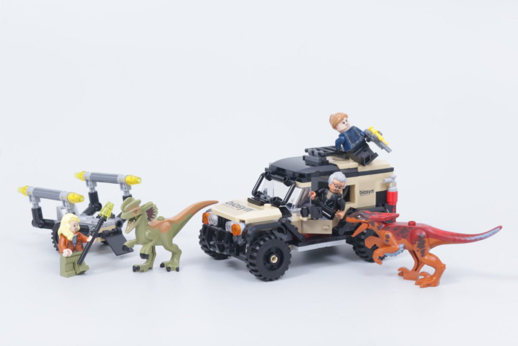 LEGO Jurassic World 76951 Pyroraptor Dilophosaurus Transport review 1 1024x683