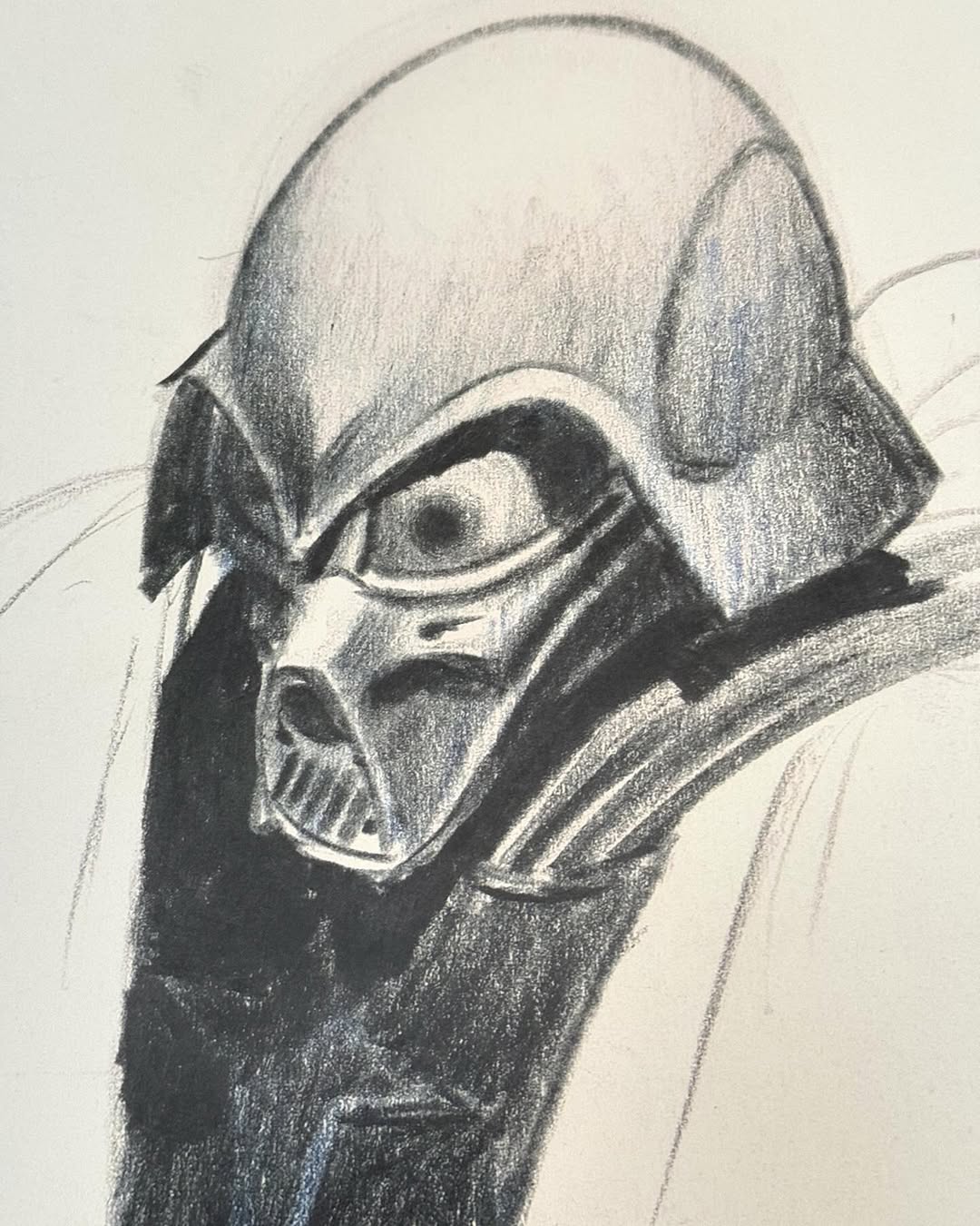 Ralph McQuarrie Darth Vader concept art